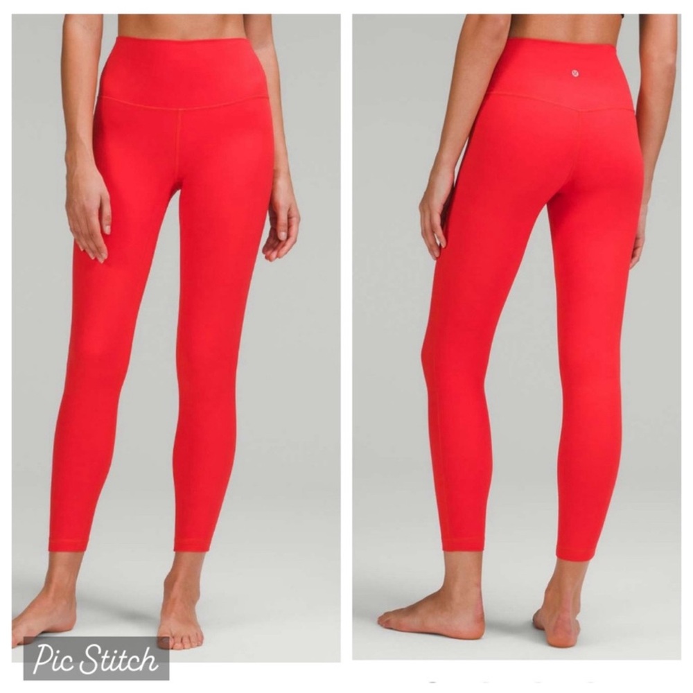 lululemon Align High-Rise Pant 25” | Size 6 | Carnation Red